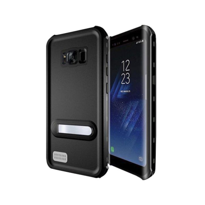 Étui étanche Samsung Galaxy S8 KSIX Aqua Case Noir Transparent 1