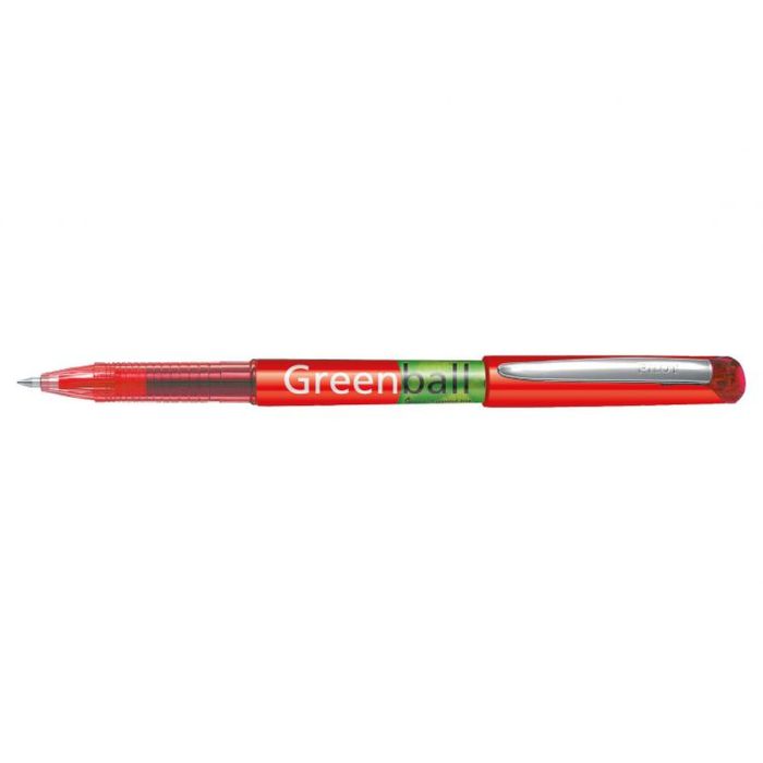 stylo à encre liquide Pilot Green-Ball Rouge (10 Unités) 1
