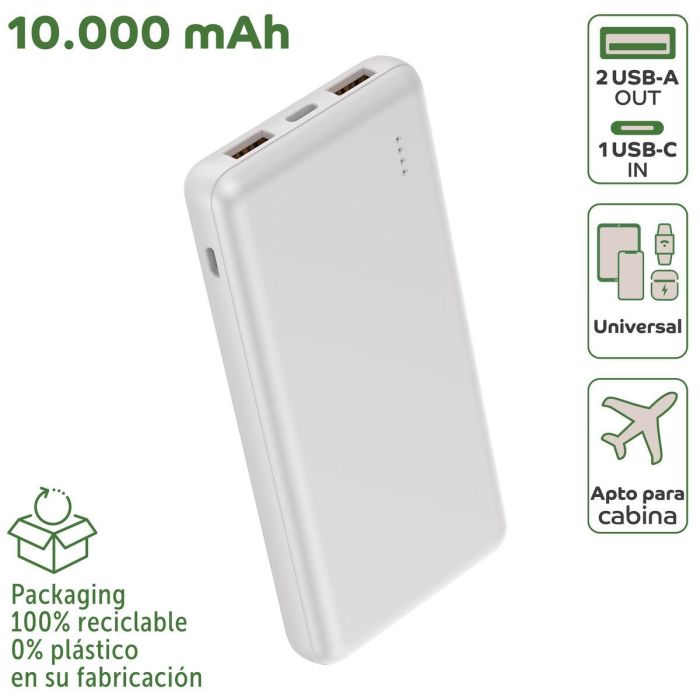 Powerbank Myway Blanc 10000 mAh 7