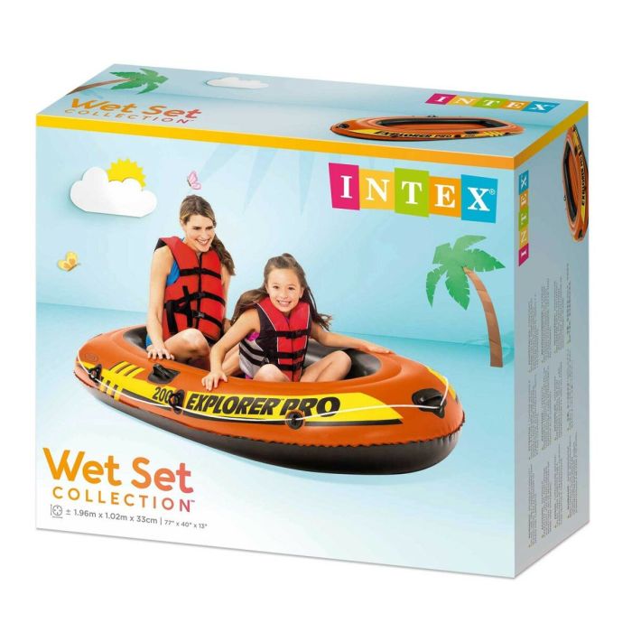 Bateau gonflable Intex Explorer Pro 200 3 Unités 196 x 33 x 102 cm 1 Bateau gonflable Intex Explorer Pro 200 3 Unités 196 x 33 x 102 cm 1