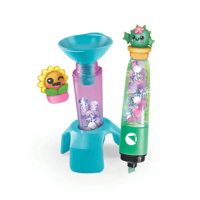 Clementoni - Crée tes fluos Garden - Coffret créatif pour assembler et personnaliser 2 surligneurs Clementoni - Crée tes fluos Garden - Coffret créatif pour assembler et personnaliser 2 surligneurs