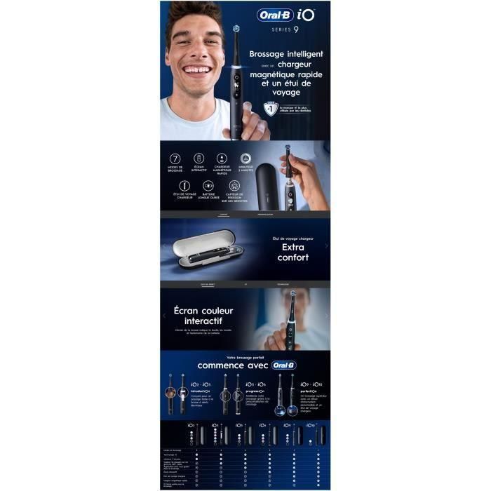 Brosse a dents électrique connectée - ORAL-B -iO 9 XMAS Edition - Noir - Mouvement oscillo-rotatif 5