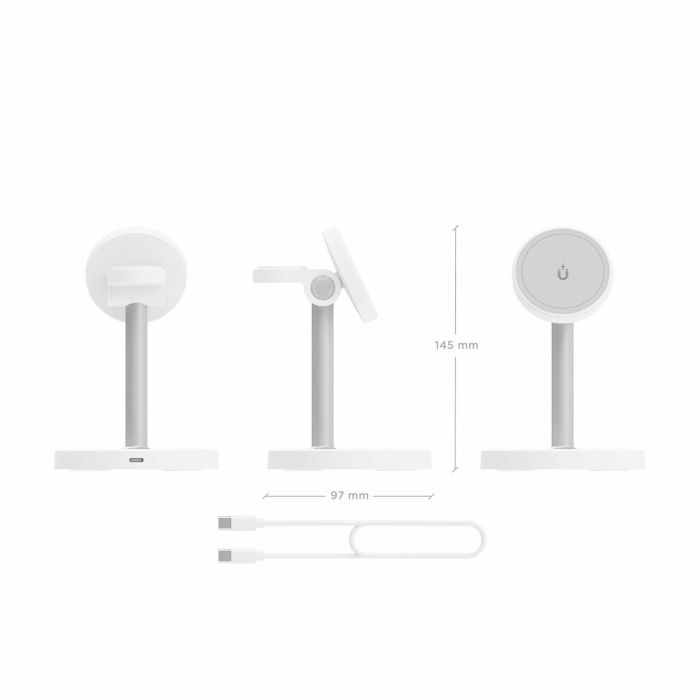 Chargeur sans fil Aisens ASCH-15W3WC065-W Blanc 15 W 3 Chargeur sans fil Aisens ASCH-15W3WC065-W Blanc 15 W 3