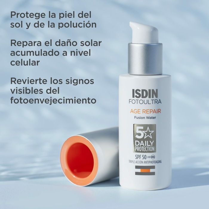 Écran solaire visage Isdin Fusion Water Magic Glow Spf 50 50 ml 1