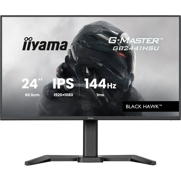 Iiyama Moniteur Gaming G-Master 24" FHD 144 Hz IPS 1 ms Hauteur Ajustable IIY4948570126323 0 Iiyama Moniteur Gaming G-Master 24" FHD 144 Hz IPS 1 ms Hauteur Ajustable IIY4948570126323 0