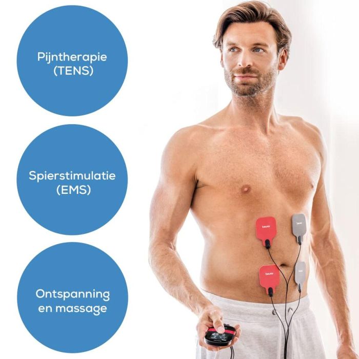 Masseur de Main Électrique Beurer cuadradas Bleu Electrostimulateur 4