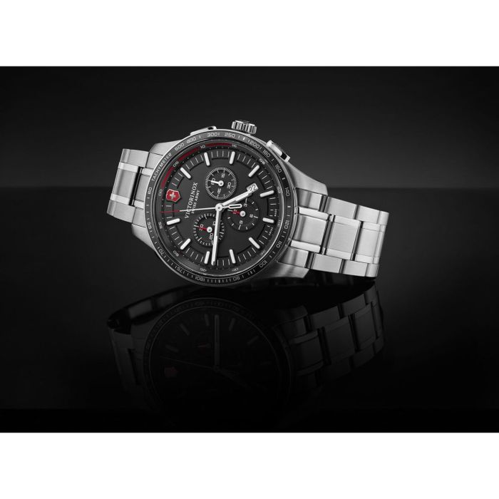 Montre Homme Victorinox V241816 Noir Argenté 5