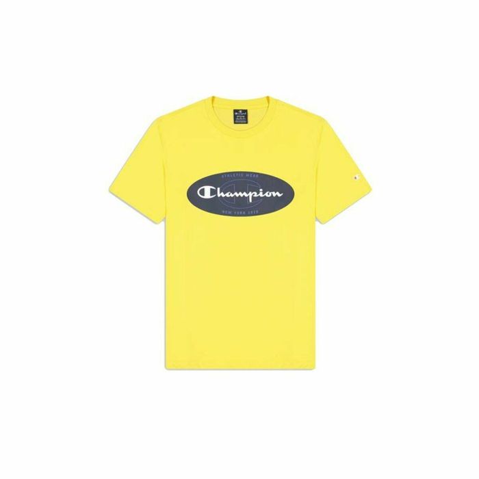 T-shirt à manches courtes homme Champion Crewneck Jaune 0 T-shirt à manches courtes homme Champion Crewneck Jaune 0