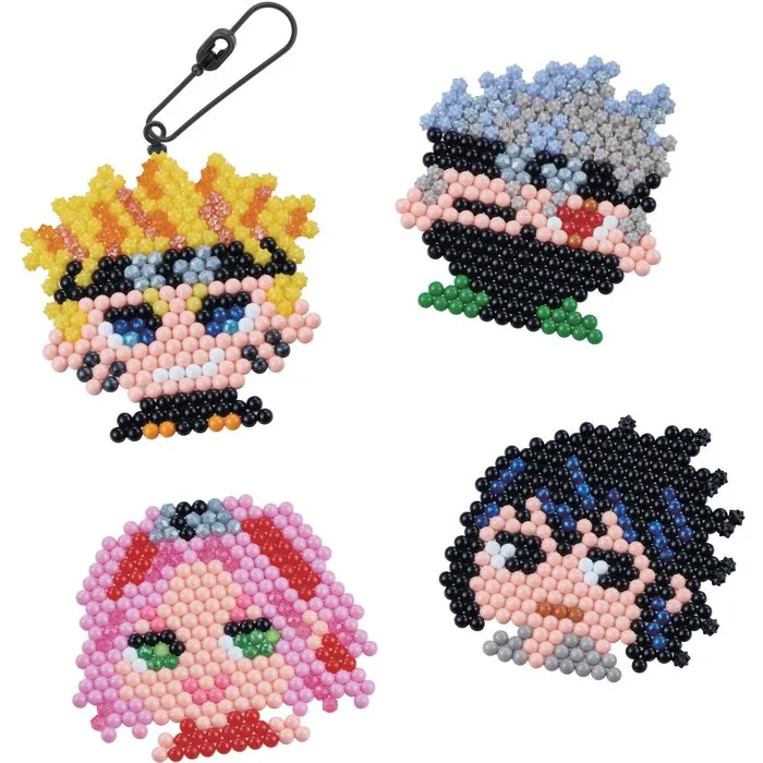 Aquabeads Kit Porte-Clés Naruto 1100 Perles, Figurines Sasuke Sakura Kakashi, Création Eau, À Partir de 4 Ans Aquabeads Kit Porte-Clés Naruto 1100 Perles, Figurines Sasuke Sakura Kakashi, Création Eau, À Partir de 4 Ans