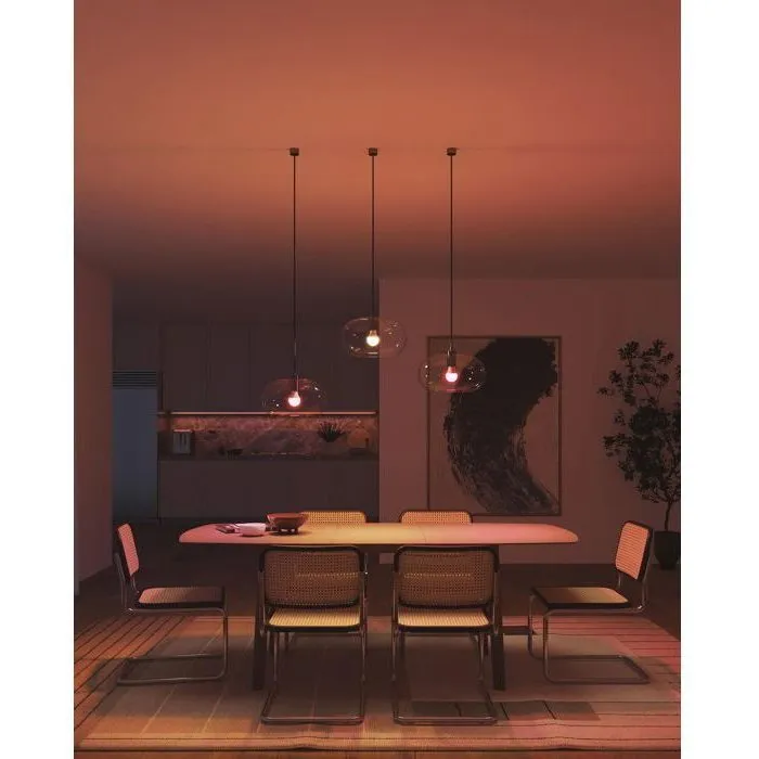 Philips Hue Ampoule LED Connectée A60 E27 8 W, Lumiere Blanche Réglable et Colorée (2200-6500K, 806 lm), Compatible Systeme Hue