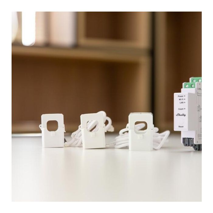 Shelly Relais "Pro 3EM 120A" WLAN LAN Stromzähler Inkl. 3x 120A Klemmen Messfunktion BT DIN-Rail 4 Shelly Relais "Pro 3EM 120A" WLAN LAN Stromzähler Inkl. 3x 120A Klemmen Messfunktion BT DIN-Rail 4