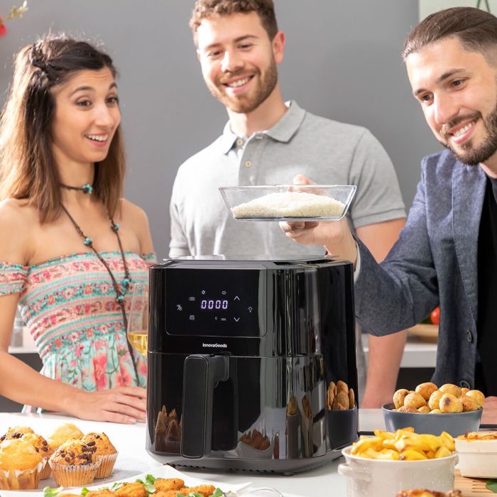 Friteuse à Air avec Balance InnovaGoods Fryinn Balance 5000 Noir 1500 W 5 L Acier inoxydable 17