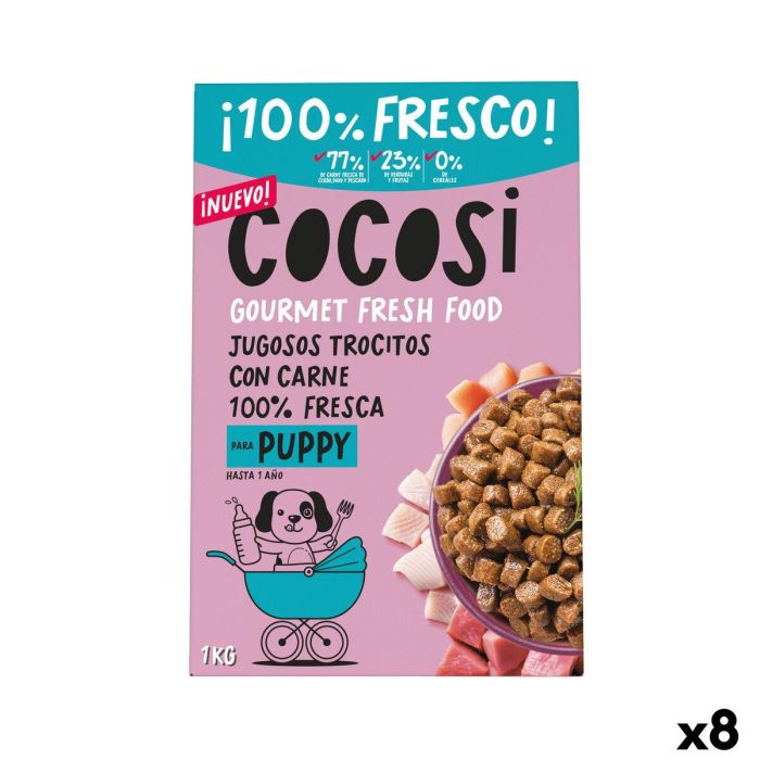 Alimentation humide Cocosi Gourmet Fresh Food Puppy Cochon 1 kg 8 Unités