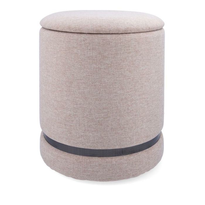 Pouf Vinthera Moa Beige Bois 32 x 40 cm (2 Unités) 7