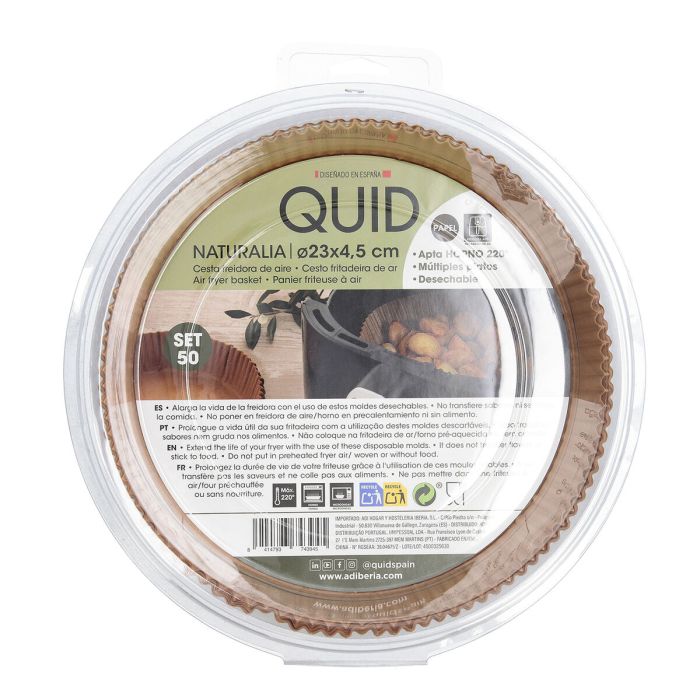 Lot de plateaux pour aliments Quid Naturalia Marron 4,5 x 23 cm 50 Unités 2 Lot de plateaux pour aliments Quid Naturalia Marron 4,5 x 23 cm 50 Unités 2