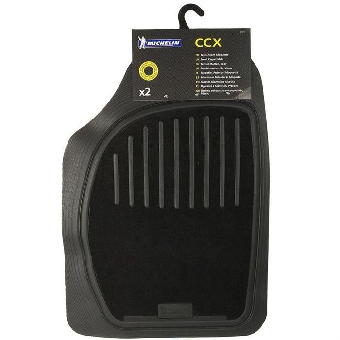 Michelin 2 tapis Avant caoutchou et moquette 1 Michelin 2 tapis Avant caoutchou et moquette 1