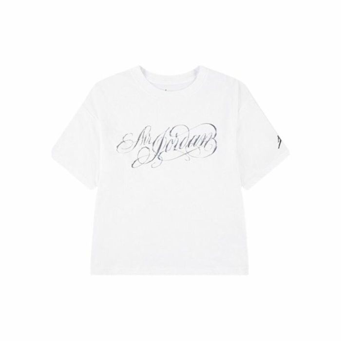 T shirt à manches courtes Enfant Jordan Jordan Air Ss Gfx Blanc
