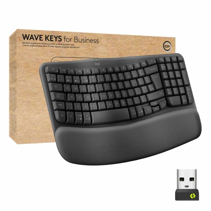clavier et souris Logitech Graphite Acier Espagnol Qwerty 1 clavier et souris Logitech Graphite Acier Espagnol Qwerty 1
