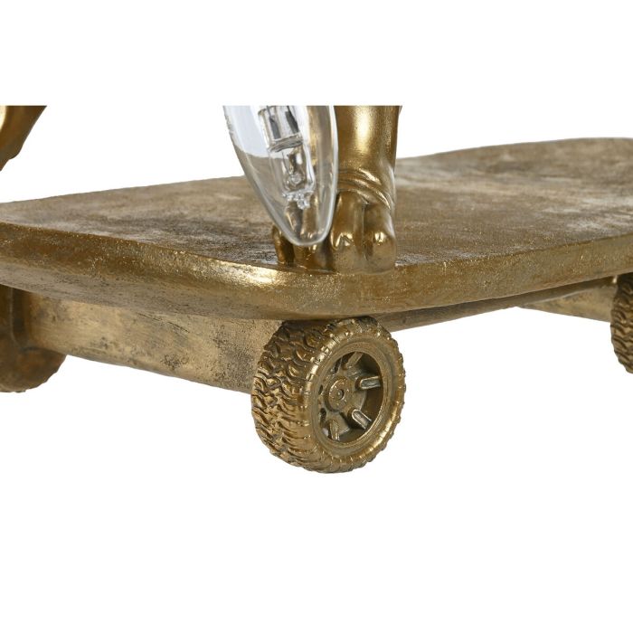 Lampe de bureau Home ESPRIT Doré Résine 220 V 45 X 23 X 34 cm 3 Lampe de bureau Home ESPRIT Doré Résine 220 V 45 X 23 X 34 cm 3