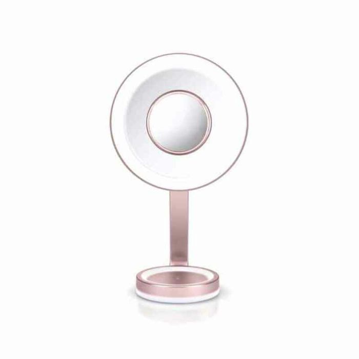 Miroir Grossissant avec LED Babyliss 9450E Rose 1 Miroir Grossissant avec LED Babyliss 9450E Rose 1