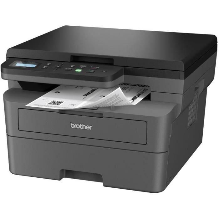 Imprimante multifonction Brother Multifonction 3-en-1 laser monochrome avec impression recto-verso, WiFi, toner embarque 700 pages, 1