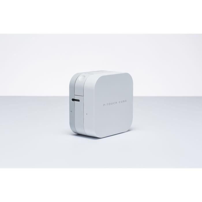 Cube Etiqueteuse Compacte - BROTHER PT-P300BT P-Touch se Connecte Facilement aux Smartphones et Tablettes jusqu'a 12 mm 3