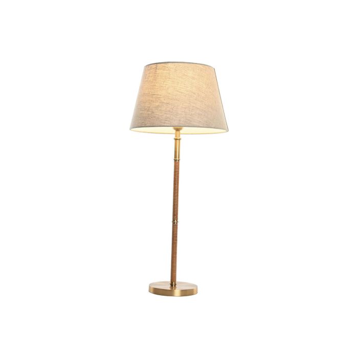 Lampe de bureau Home ESPRIT Beige Doré Naturel 50 W 220 V 5