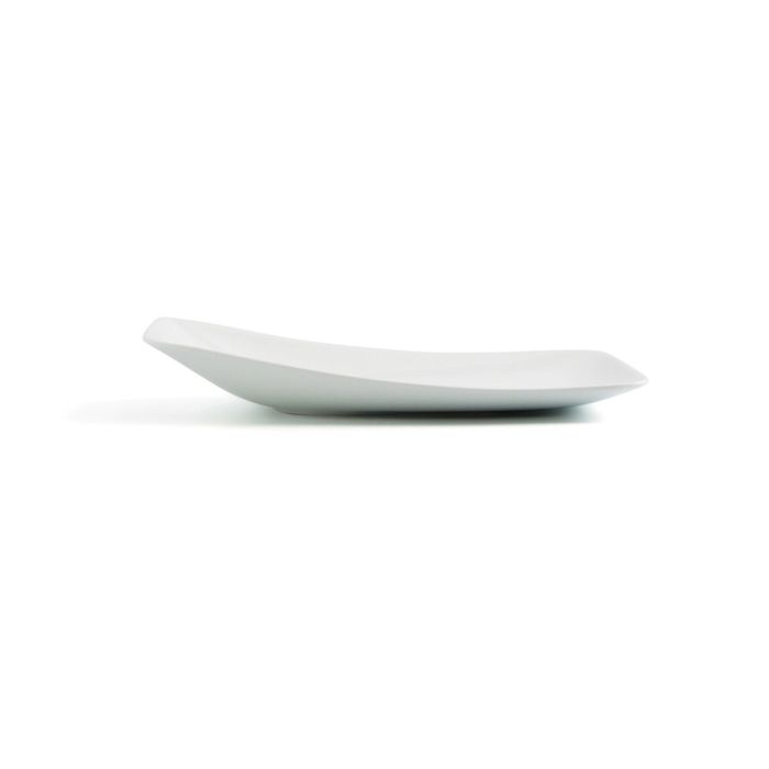Assiette plate Ariane Vital Rectangulaire Céramique Blanc (29 x 15,5 cm) (6 Unités) 2