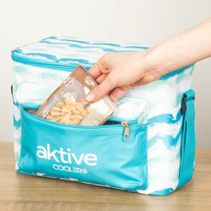 Sac glacière goûter Aktive 30 x 21 x 20 cm (8 Unités) 1 Sac glacière goûter Aktive 30 x 21 x 20 cm (8 Unités) 1