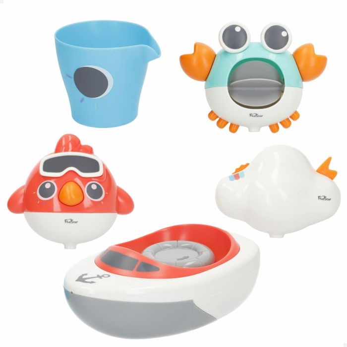 Jouet Pour le Bain Colorbaby 16 x 6,5 x 9 cm 6 Unités