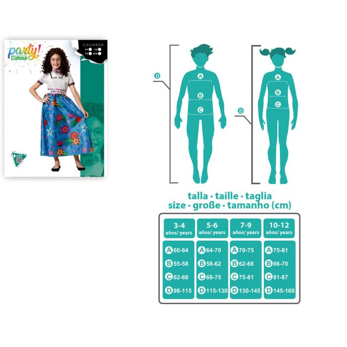 Déguisement pour Enfants Colombia Fille 2