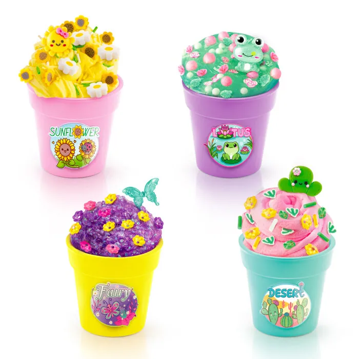 Canal Toys So Slime Slime Flower 1 Pot, jeu de création de slime parfumé avec fleur et décorations à collectionner, pour enfants dès 6 ans, référence SSC 417 Canal Toys So Slime Slime Flower 1 Pot, jeu de création de slime parfumé avec fleur et décorations à collectionner, pour enfants dès 6 ans, référence SSC 417