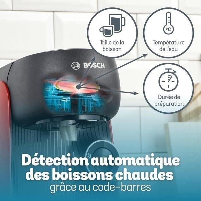 Bosch TASSIMO FINESSE TAS163E - Machine à café 1400 W 0,7 L Multi-boissons Noir avec 3 packs T-discs - IntensityBoost