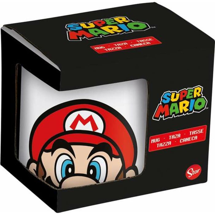 Tasse en Céramique Super Mario Blanc 325 ml Enfant Céramique 0 Tasse en Céramique Super Mario Blanc 325 ml Enfant Céramique 0