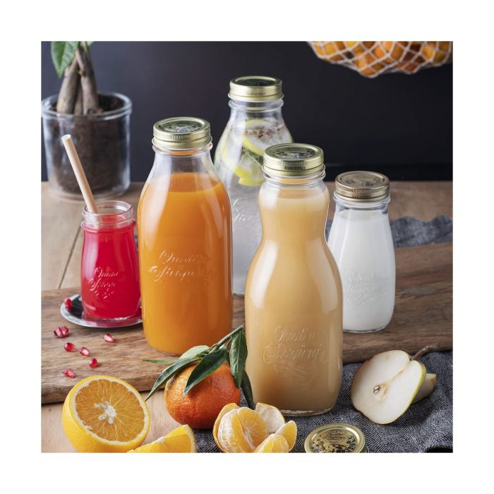 Bouteille Bormioli Rocco Quattro Stagioni Transparent verre 1 L 4