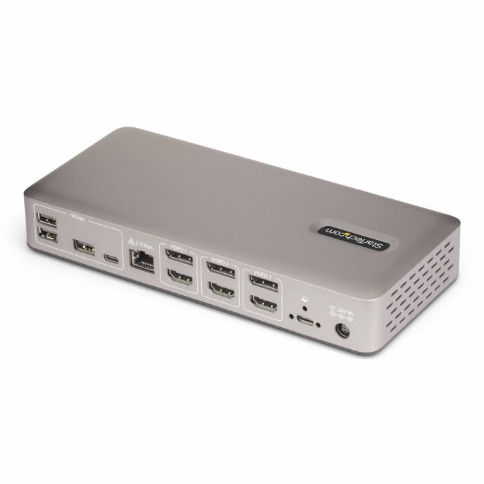 Hub USB Startech 150UE-USB4DOCKTRIPLE Gris 8 Hub USB Startech 150UE-USB4DOCKTRIPLE Gris 8
