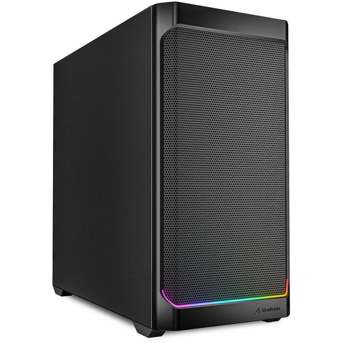 Sharkoon MK4 RGB Micro-ATX 1xMetall Black 0 Sharkoon MK4 RGB Micro-ATX 1xMetall Black 0