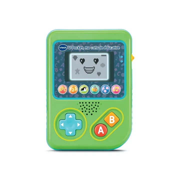 VTECH V-Pocket Ma Console Éducative Portable - Apprentissage et Jeux pour Enfants 3 à 7 Ans - Langue Français - Vert