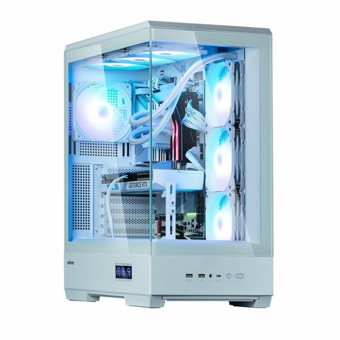 Boîtier ATX semi-tour Zalman P50 DS Blanc 7