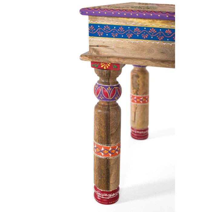 GINER Y COLOMER Table de Salon en Bois de Mango avec Détails Peints à la Main - Pinta2 - Multicolore 3 GINER Y COLOMER Table de Salon en Bois de Mango avec Détails Peints à la Main - Pinta2 - Multicolore 3