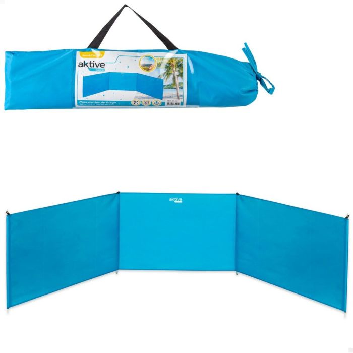 pare-vent de plage Aktive 300 x 84 x 2 cm 300 x 85 x 2 cm 4
