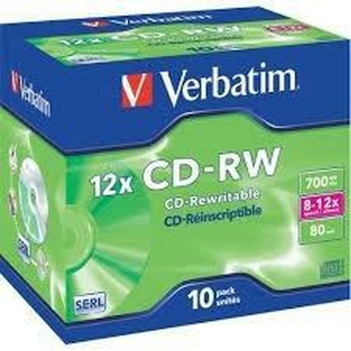 CD-RW Verbatim 1 CD-RW Verbatim 1