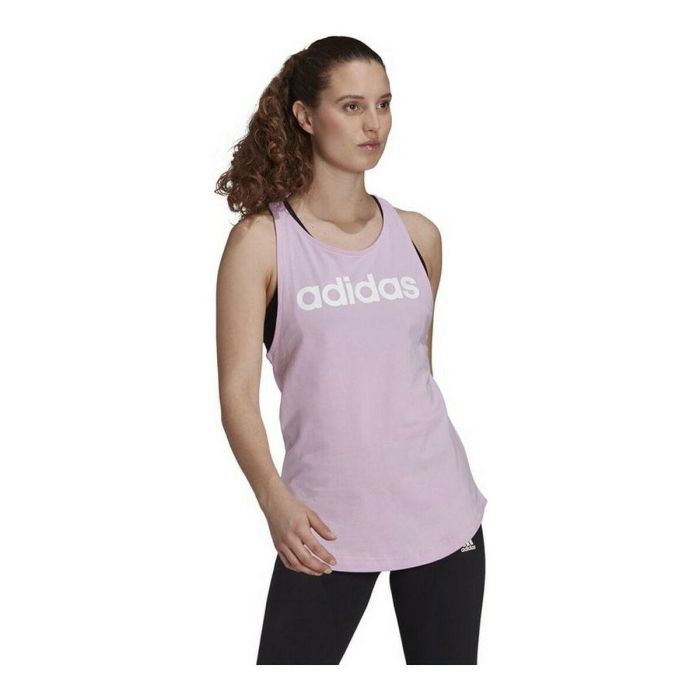 Débardeur Femme Adidas Essentials Logo Lavande 5