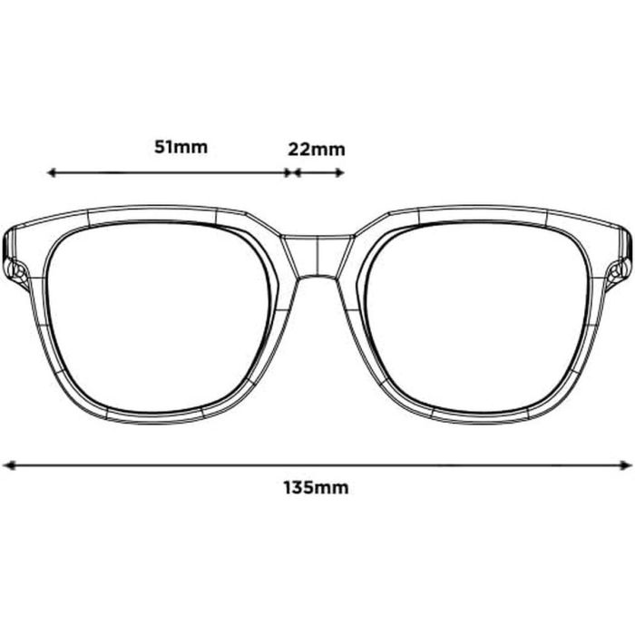 Lunettes de soleil Unisexe Bollé Ø 51 mm 2