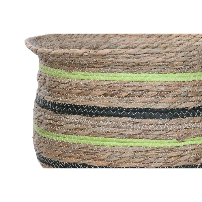 Cache-pot Home ESPRIT Marron Vert Fibre Arabe 44 x 44 x 33 cm (6 Unités) 3 Cache-pot Home ESPRIT Marron Vert Fibre Arabe 44 x 44 x 33 cm (6 Unités) 3