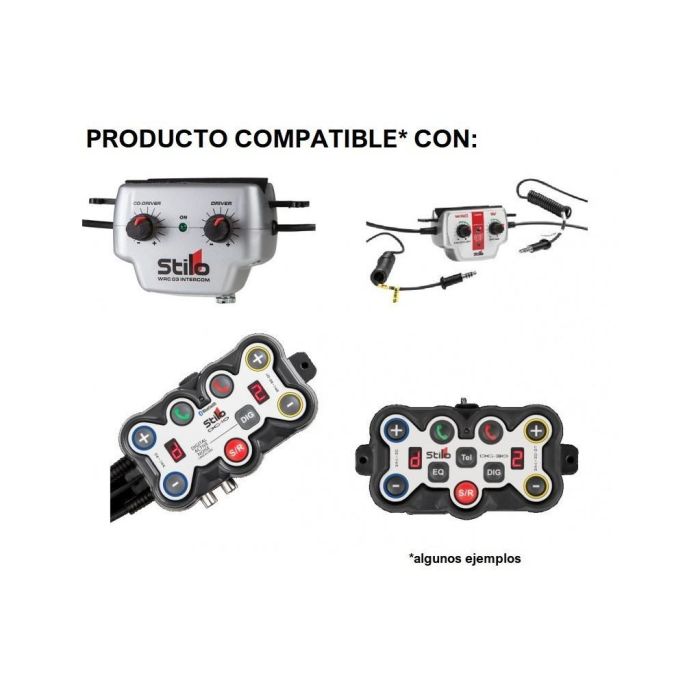 Zero Noise Rhk-Jh - Kit Casque Radio Femelle Nexus 4 Broches Avec Microphone Flexible Écouteurs 2