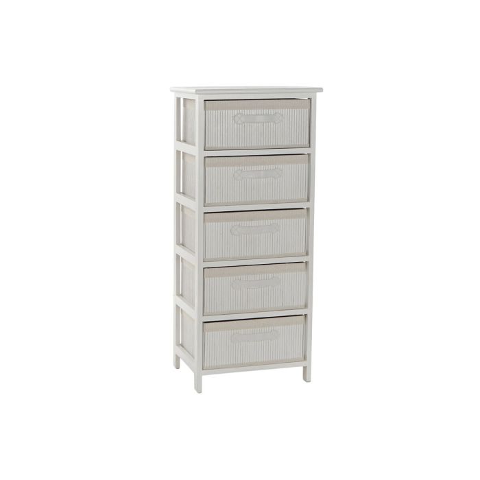 Caisson à Tiroirs DKD Home Decor Blanc Bambou Bois de paulownia 42 x 32 x 98 cm 0 Caisson à Tiroirs DKD Home Decor Blanc Bambou Bois de paulownia 42 x 32 x 98 cm 0