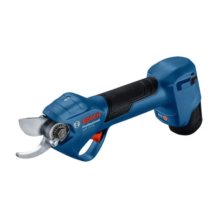 Bosch Professional GGP 12V-25 Professional - Élagueur sans fil (sécateur) avec 2 batteries 12V 3.0Ah et chargeur - Coupe branches 25 mm - Réf. 06008D8100