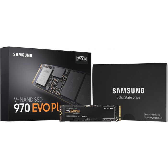M.2 250GB Samsung 970 EVO plus NVMe PCIe 3.0 x 4 1.3 Phoenix Controller retail 7