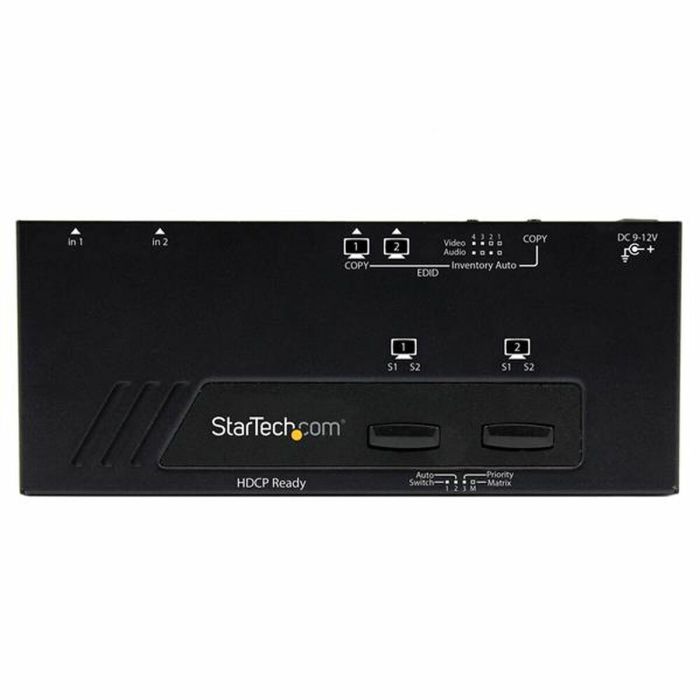 Switch HDMI Startech VS222HDQ Noir 2
